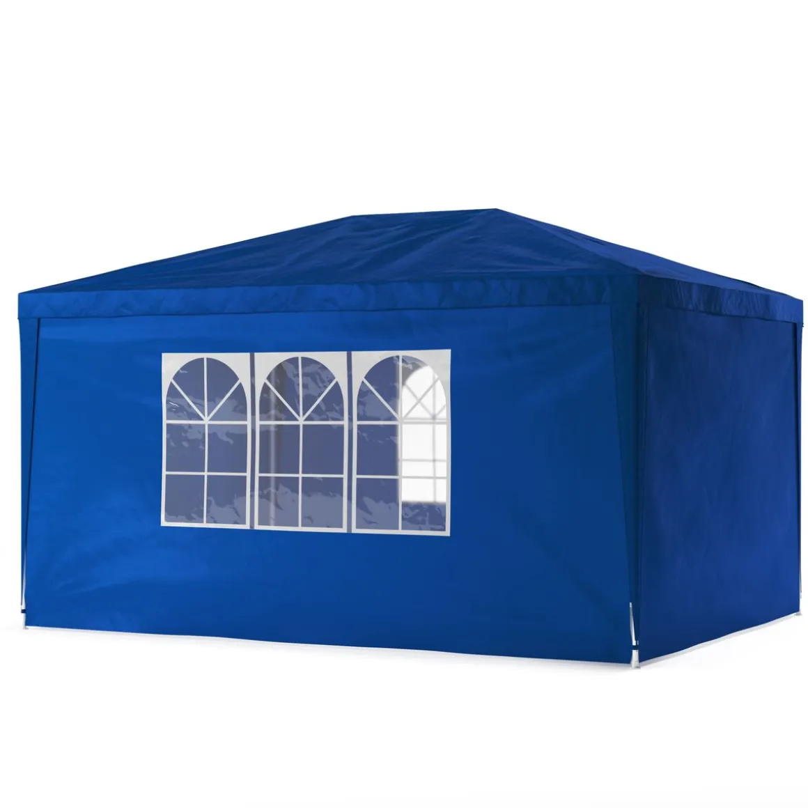 Pavillon NELLE 4 x 3 m blau inkl. 4 Seitenwände