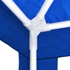 Pavillon NELLE 4 x 3 m blau inkl. 4 Seitenwände