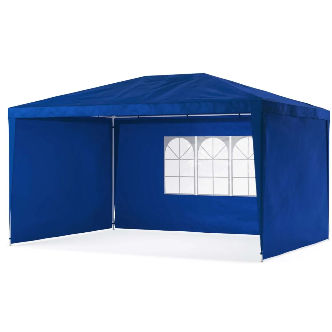 Pavillon NELLE 4 x 3 m blau inkl. 4 Seitenwände