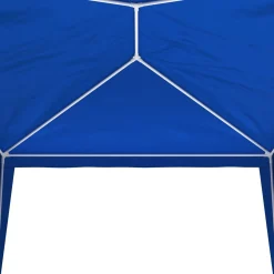 Pavillon NELLE 4 x 3 m blau inkl. 4 Seitenwände