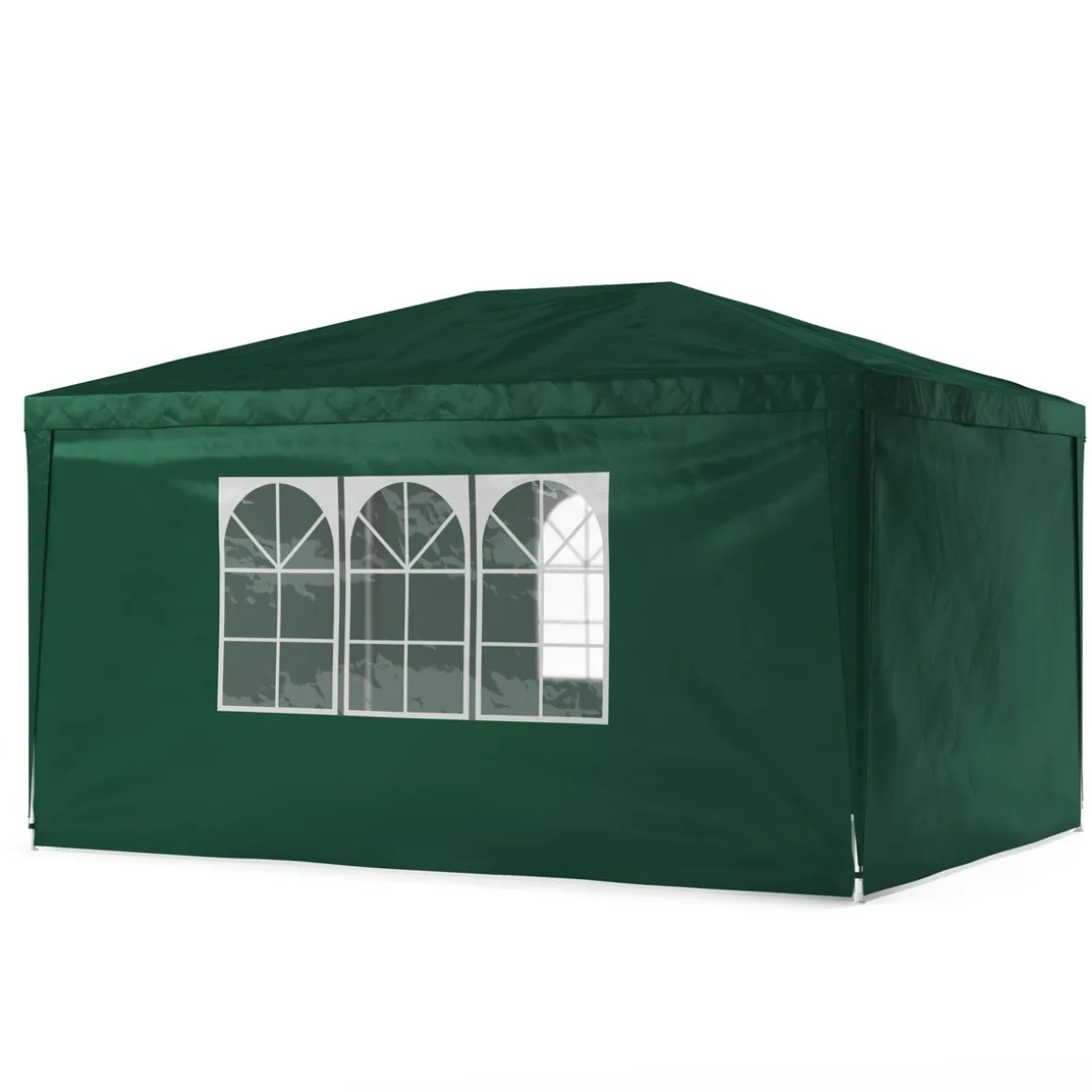 Pavillon NELLE 4 x 3 m grün inkl. 4 Seitenwände