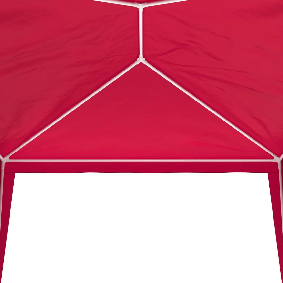 Pavillon NELLE 4 x 3 m rot inkl. 4 Seitenwände