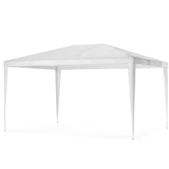 Pavillon NELLE 4 x 3 m weiss inkl. 4 Seitenwände