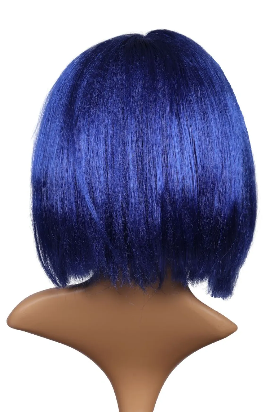 Perücke Pagenschnitt blau