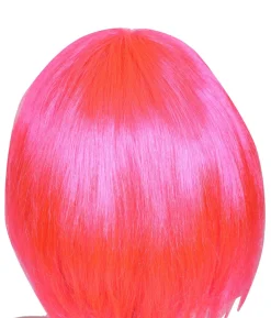 Perücke Pagenschnitt pink
