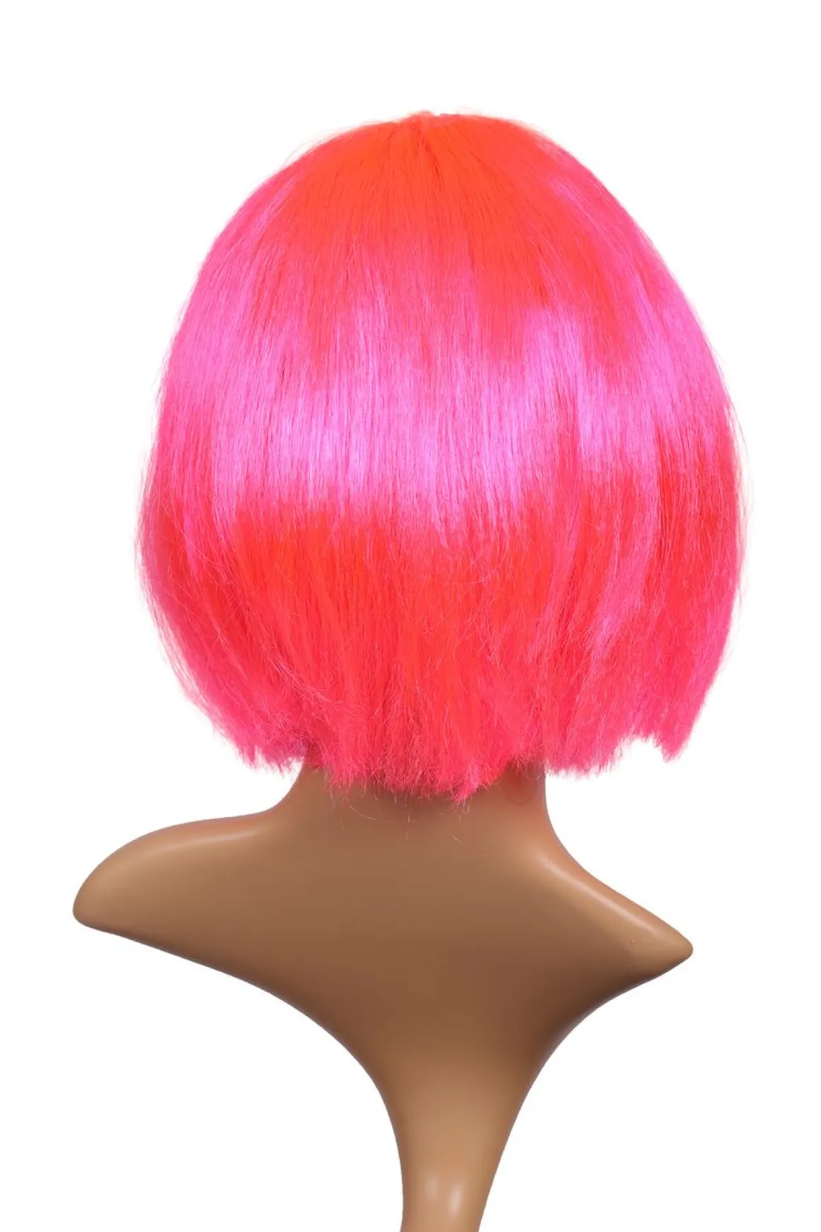 Perücke Pagenschnitt pink