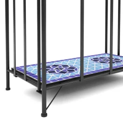 Pflanzenregal MOSAIK blau
