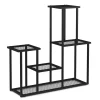 Pflanzenregal 91 x 25 x 83 cm schwarz