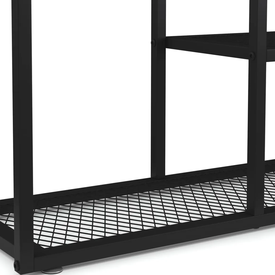 Pflanzenregal 91 x 25 x 83 cm schwarz