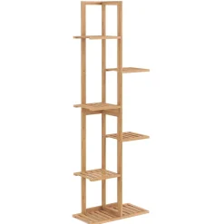 Pflanzenständer Bambus 40 x 20 x 122 cm