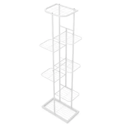 Pflanzenständer 126 x 43 x 22 cm weiss