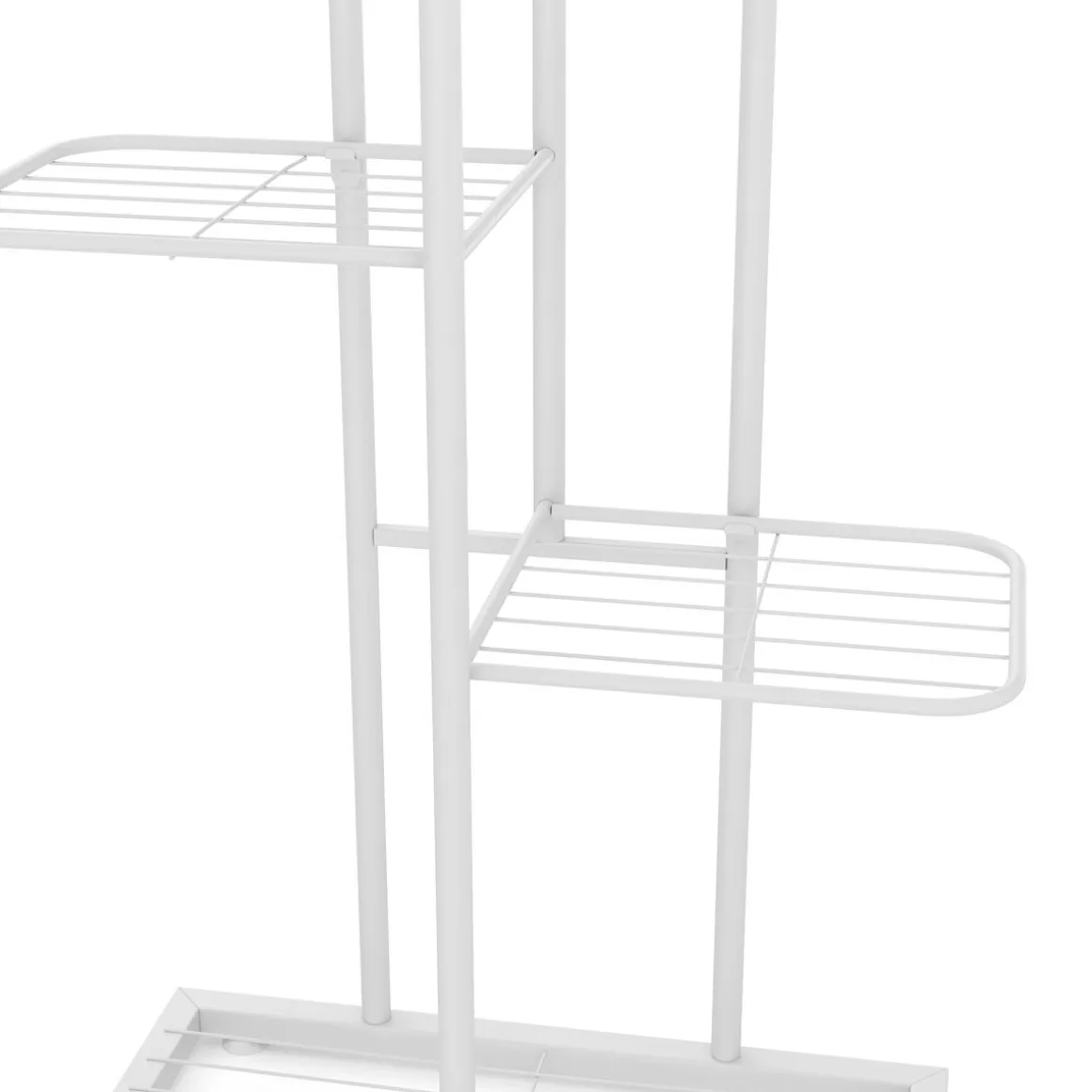 Pflanzenständer 126 x 43 x 22 cm weiss