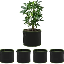 Pflanzsack mit Tragegriffen 5er Set 17L