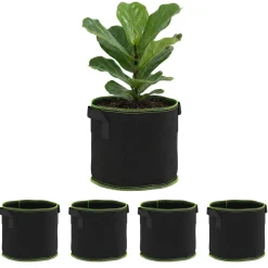 Pflanzsack mit Tragegriffen 5er Set 11L