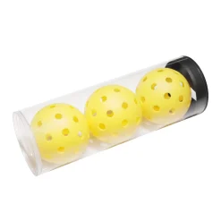 Pickleball Ball 3er Set 8 cm gelb