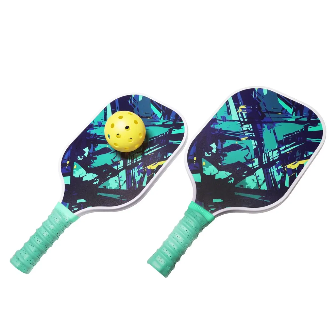 Pickleball Spielset 7-teilig blau/türkis