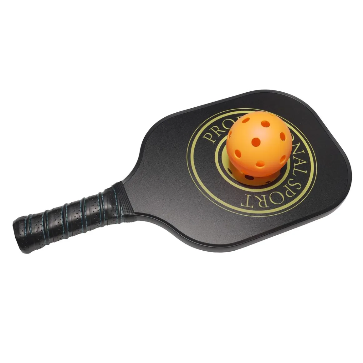 Pickleball Spielset 7-teilig schwarz/gelb