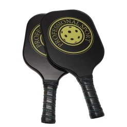 Pickleball Spielset 7-teilig schwarz/gelb