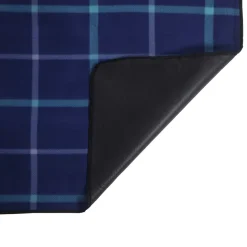 Picknickdecke Fleece 200 x 200 cm dunkelblau