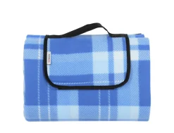 Picknickdecke 200 x 195 cm blau
