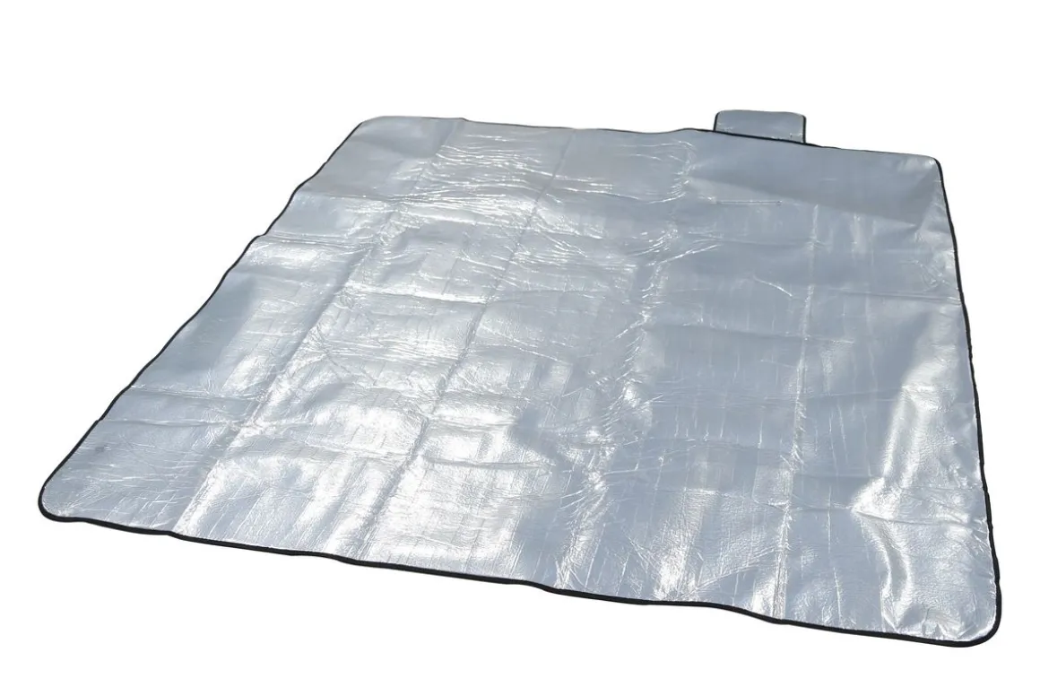 Picknickdecke 200 x 195 cm blau