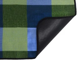 Picknickdecke 200 x 150 cm grün/blau