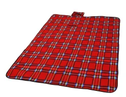 Picknickdecke 200 x 145 cm rot