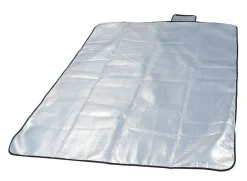 Picknickdecke 200 x 145 cm schwarz/weiss