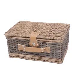 Picknickkorb Set für 4 Personen 40 x 28 x 19 cm