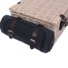 Picknickkorb Set für 2 Personen 40 x 30 x 19 cm