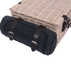 Picknickkorb Set für 2 Personen 40 x 30 x 19 cm