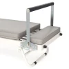 Pilates Reformer klappbar weiss/grau