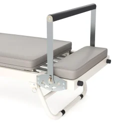 Pilates Reformer klappbar weiss/grau