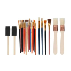 Pinsel Set Holz 25-teilig
