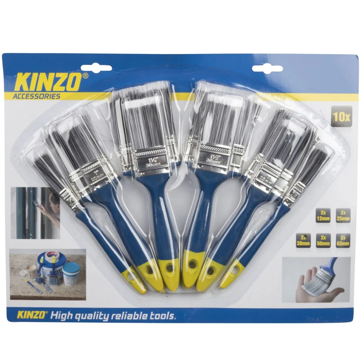Pinsel Set KINZO 10-teilig