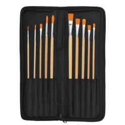 Pinsel Set Ölfarben Etui 11-teilig