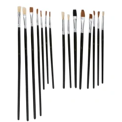 Pinsel Set mit Palette Set 16-teilig