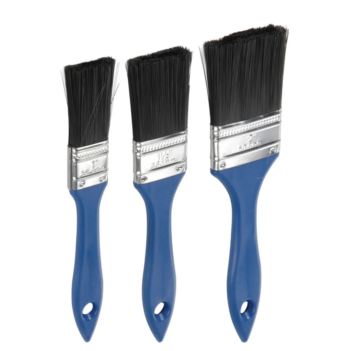 Pinsel Set 3-teilig blau