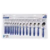 Pinsel Set 15-teilig blau/schwarz