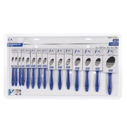 Pinsel Set 15-teilig blau/schwarz