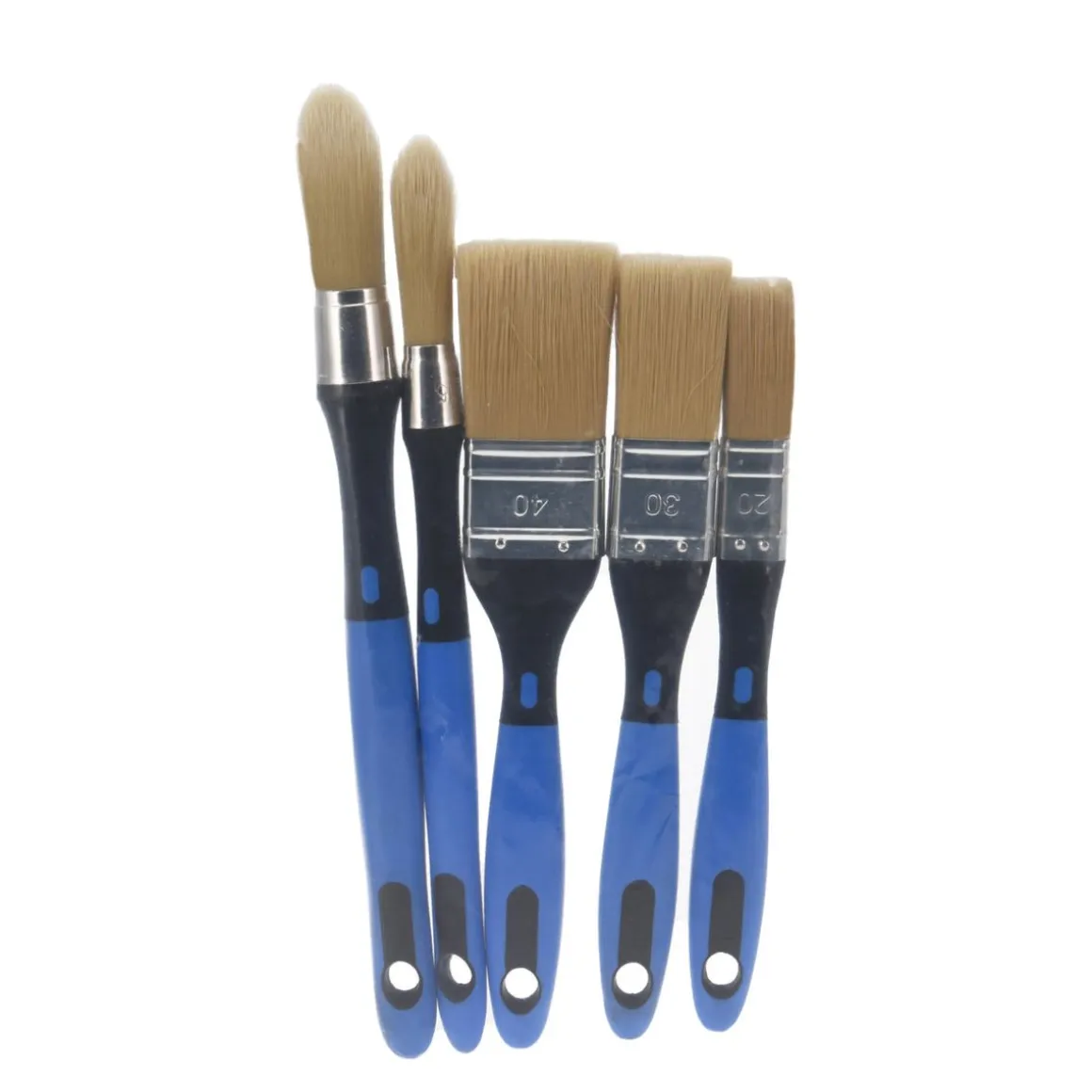 Pinsel Set 5-teilig blau/schwarz