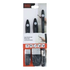 Pinsel Set 3-teilig schwarz