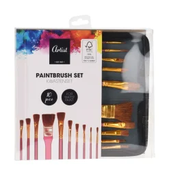 Pinsel Set Wasserfarben Etui 10-teilig