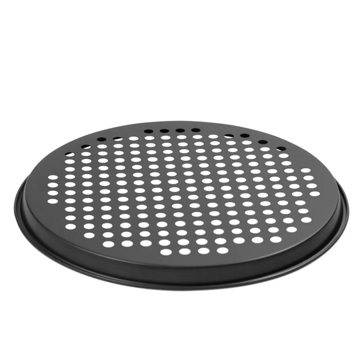 Pizzablech rund 29 cm 3er Set mit Ständer