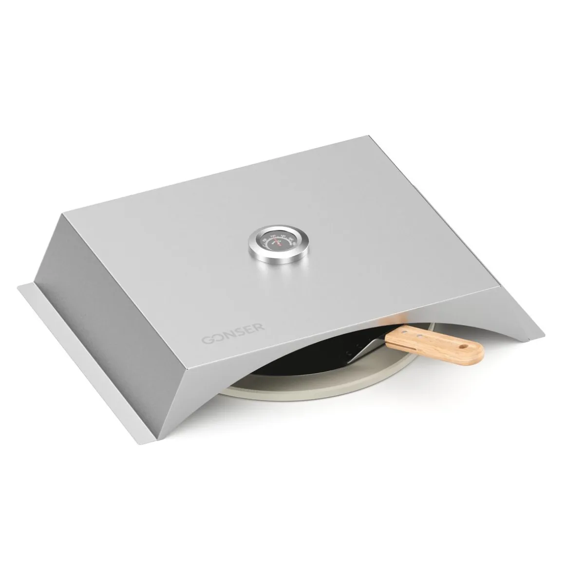 Pizzaofen Aufsatz für Grill inkl. Pizzastein