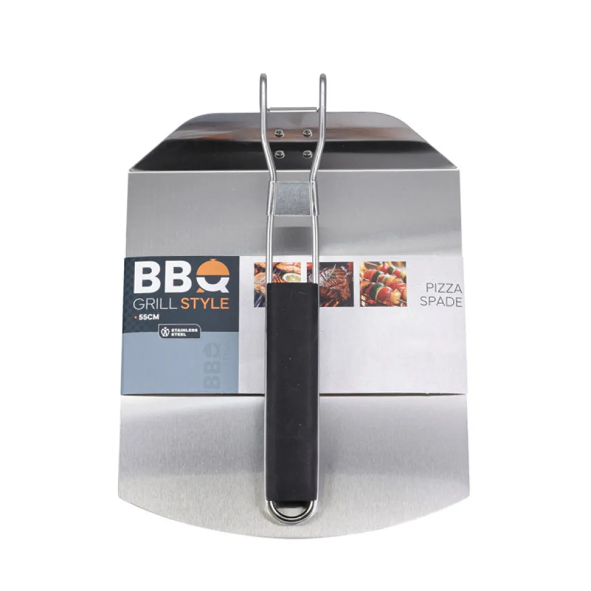 Pizzaschaufel Edelstahl klappbar 56 cm
