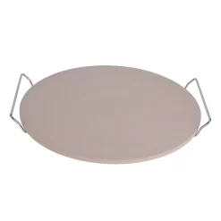 Pizzastein mit Griffen 33 cm