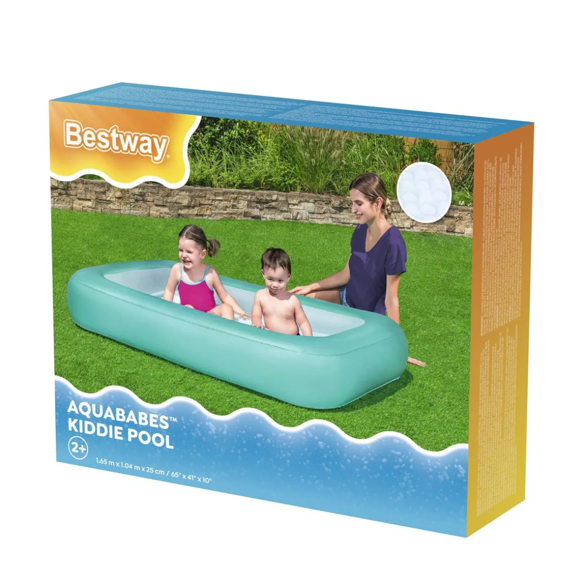 Planschbecken Aquababes 165 x 104 x 25 cm
