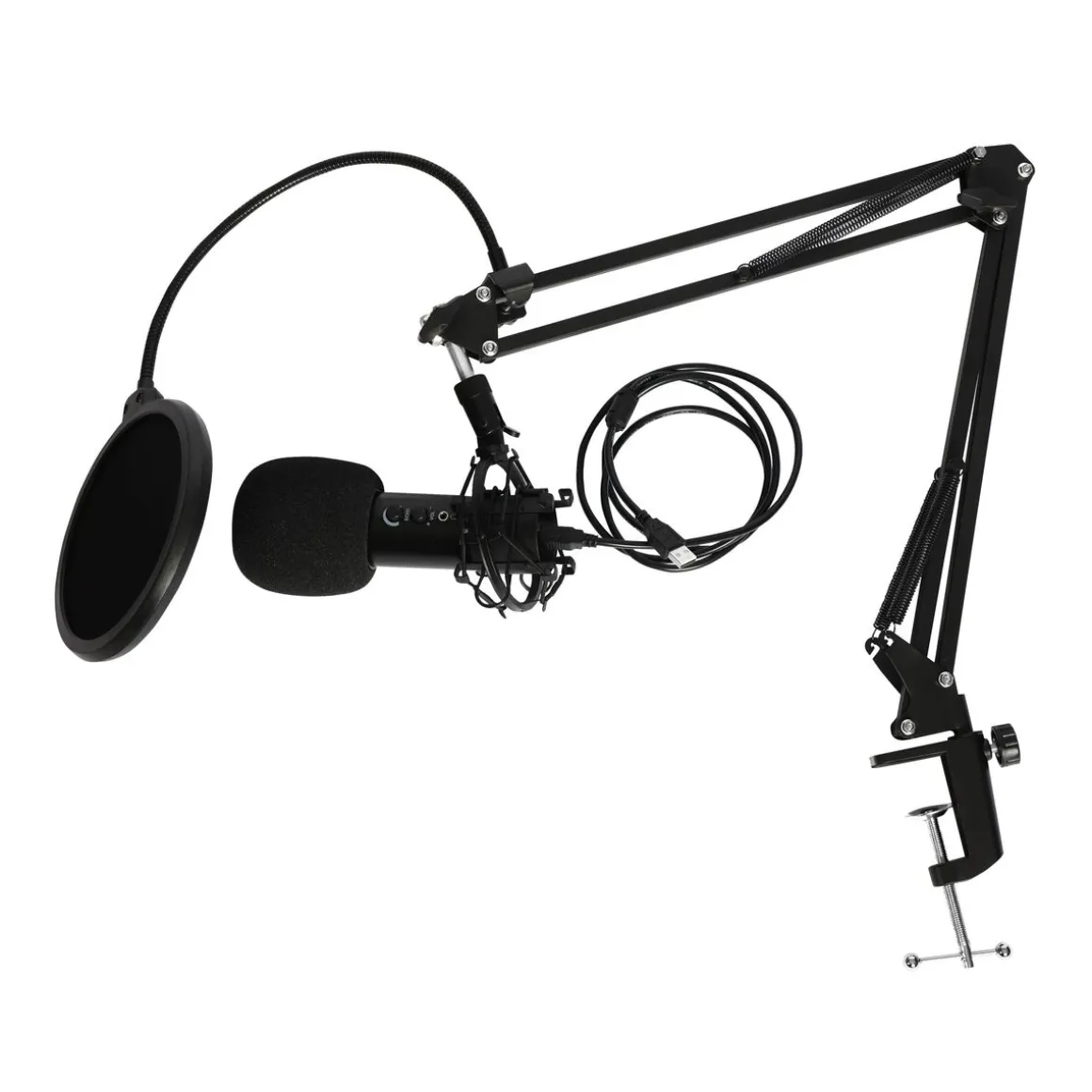 Podcast Set Studiomikrofon mit Halterung