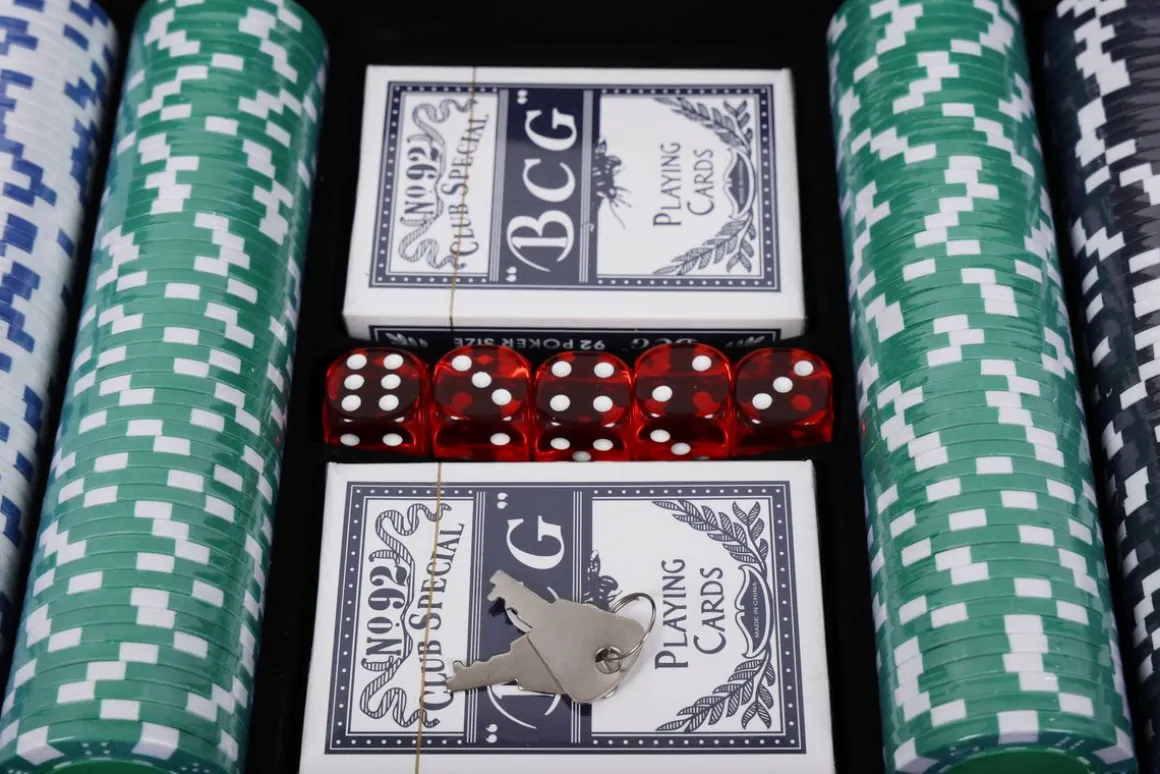 Pokerkoffer mit 500 Chips